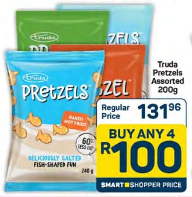 Truda Pretzels Assorted 200g