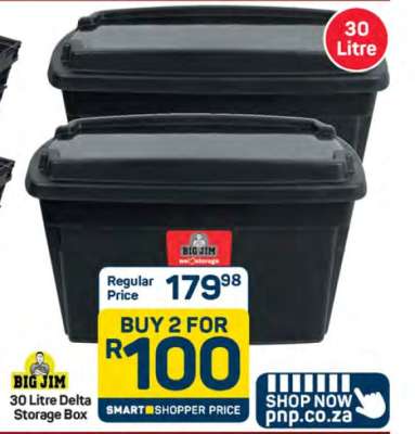 Big Jim 30 Litre Delta Storage Box
