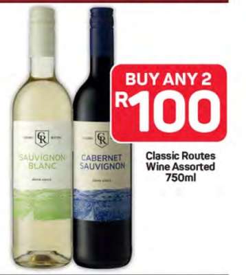 Classic Routes Wine Assorted