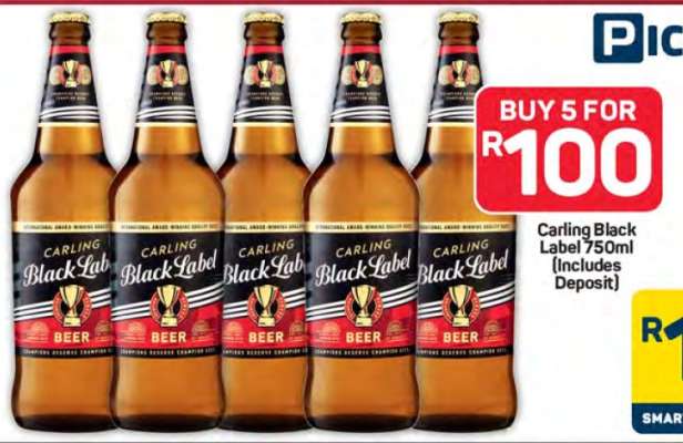 Carling Black Label 750ml