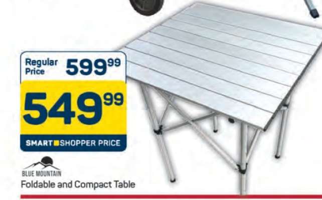 Blue Mountain Foldable and Compact Table