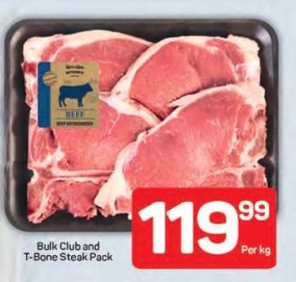 Bulk Club and T-Bone Steak Pack