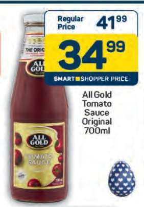 All Gold Tomato Sauce Original 700ml