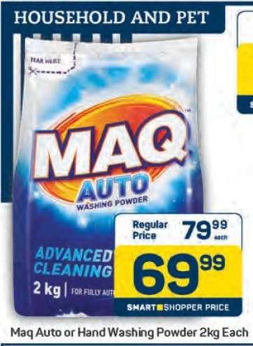 Maq Auto or Hand Washing Powder 2kg Each