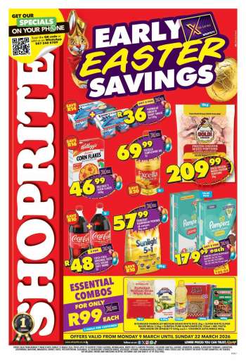 Shoprite catalogue  - 09/03/2026 - 22/03/2026.