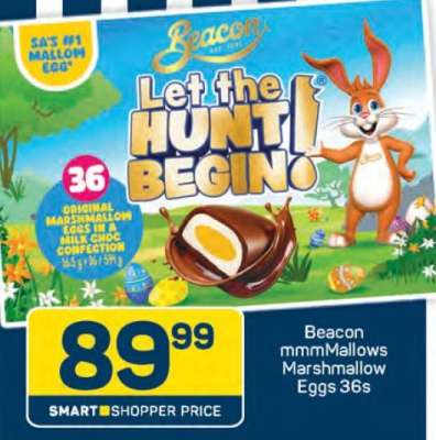 Beacon mmmMallows Marshmallow Eggs 36s