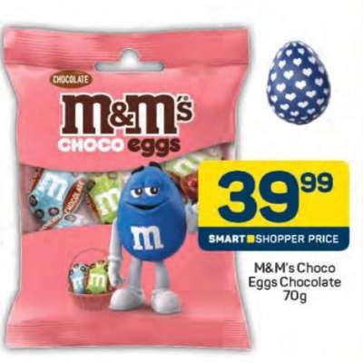 M&M's Choco Eggs Chocolate 70g