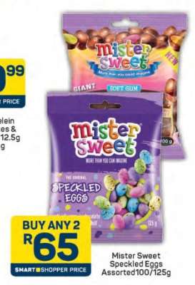 Mister Sweet Speckled Eggs Assorted 100/125g