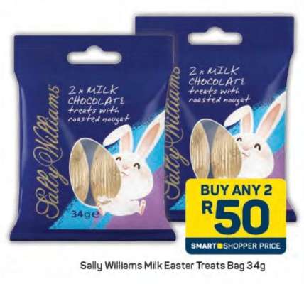 Sally Williams Milk Easter Treats Bag 34g