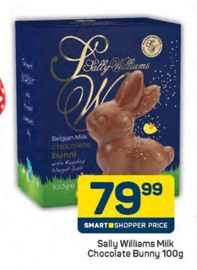 Sally Williams Milk Chocolate Bunny 100g