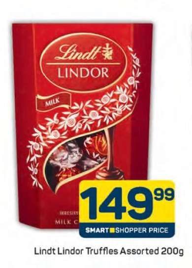Lindt Lindor Truffles Assorted 200g