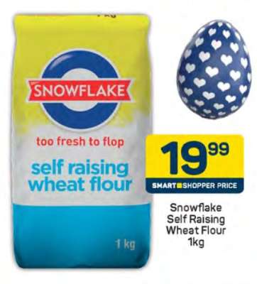 Snowflake Self Raising Wheat Flour 1kg