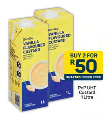 PnP UHT Custard 1 Litre
