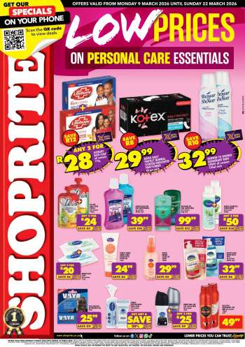 Shoprite catalogue  - 09/03/2026 - 22/03/2026.