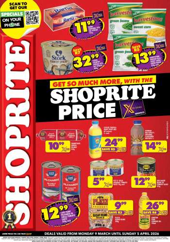 Shoprite catalogue  - 09/03/2026 - 05/04/2026.