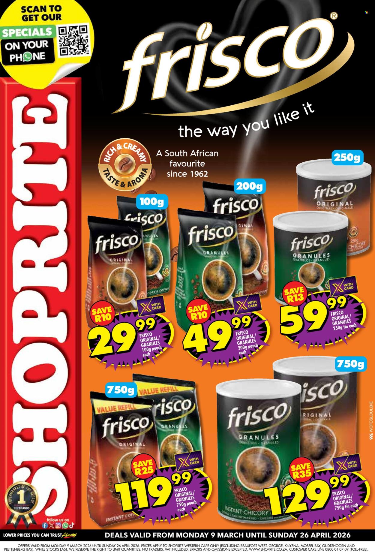 Shoprite specials - 09/03/2026 - 26/04/2026. Page 1