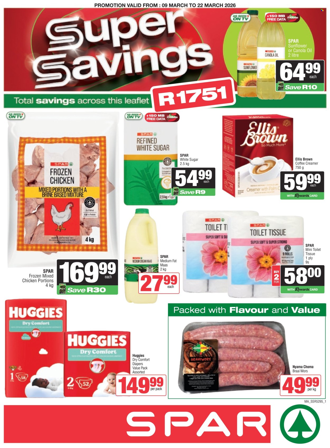 SPAR specials - 09/03/2026 - 22/03/2026. Page 1