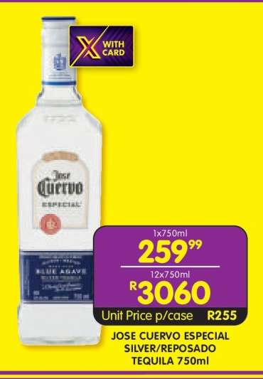 JOSE CUERVO ESPECIAL SILVER/REPOSADO TEQUILA 750ml