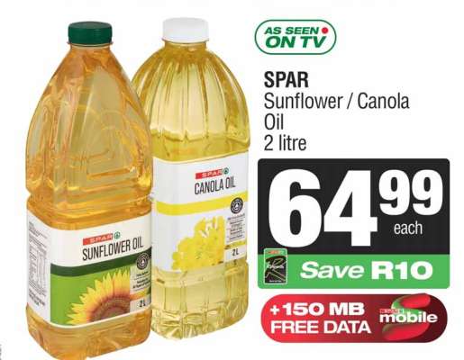 SPAR Sunflower / Canola Oil