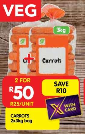 CARROTS 2x3kg bag