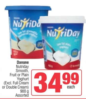 Danone Nutriday Yoghurt