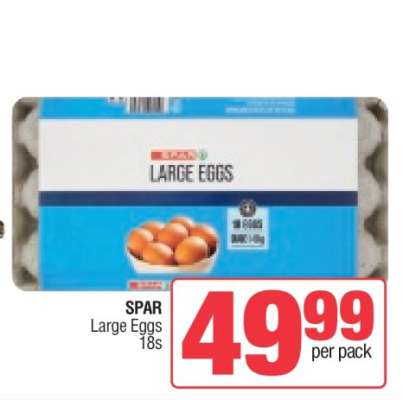 SPAR Large Eggs 18s