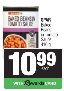SPAR Baked Beans in Tomato Sauce