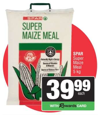 SPAR Super Maize Meal 5 kg