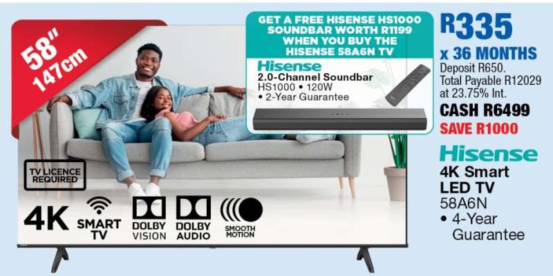 Hisense 4K Smart LED TV