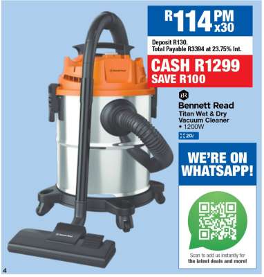 Bennett Read Titan Wet & Dry Vacuum Cleaner