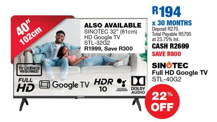 SINOTEC Full HD Google TV STL-40G2