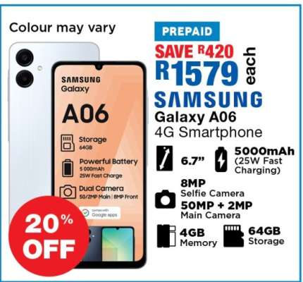 Samsung Galaxy A06 4G Smartphone