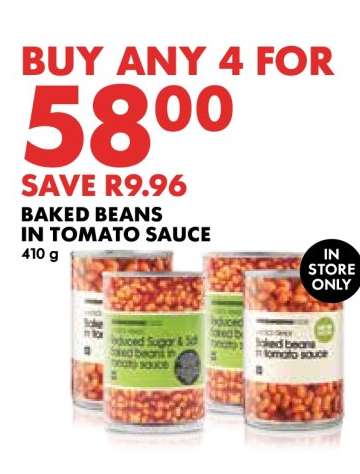 Baked Beans in Tomato Sauce