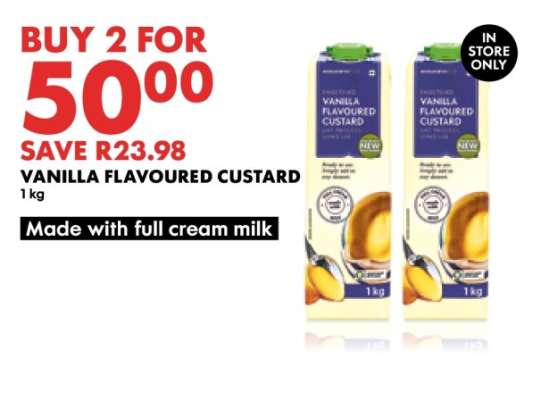 Vanilla Flavoured Custard