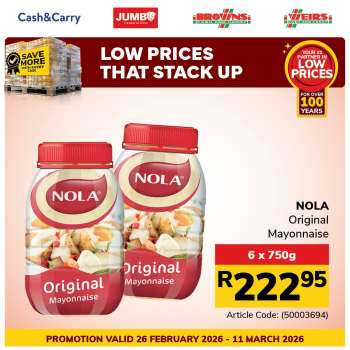 Jumbo Cash & Carry catalogue  - 26/02/2026 - 11/03/2026.