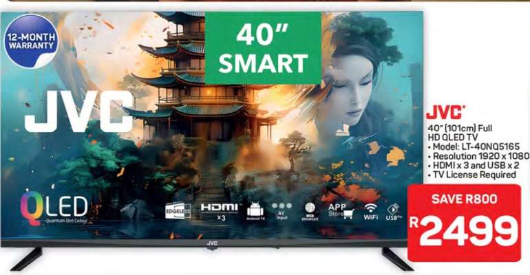 JVC 40" Smart TV