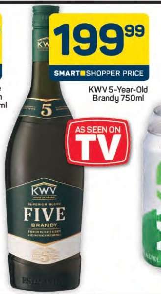 KWV 5-Year-Old Brandy 750ml
