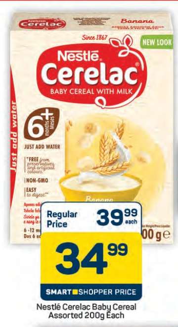 Nestlé Cerelac Baby Cereal Assorted 200g