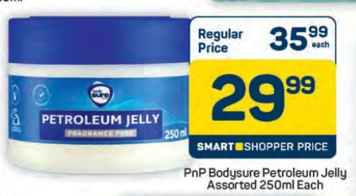 PnP Bodysure Petroleum Jelly Assorted 250ml