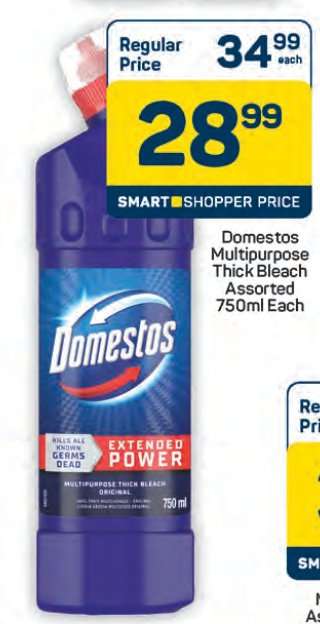DOMESTOS MULTIPURPOSE THICK BLEACH