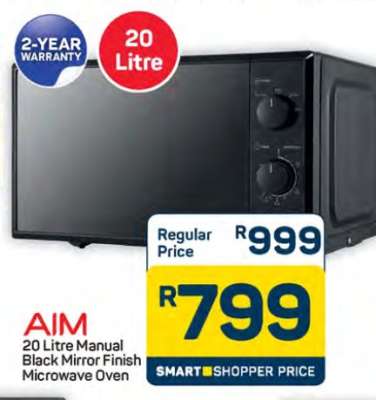 AIM 20 Litre Manual Microwave Oven