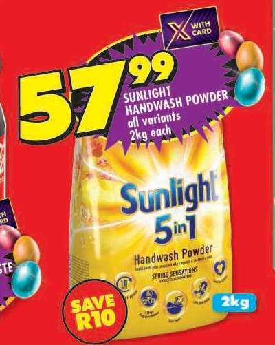 Sunlight Handwash Powder