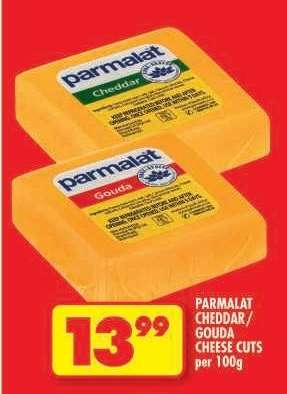 PARMALAT CHEDDAR/GOUDA CHEESE CUTS