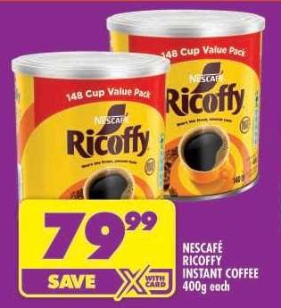 NESCAFÉ Ricoffy Instant Coffee