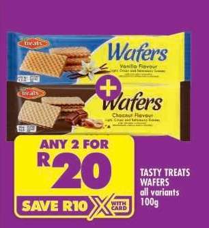 Tasty treats wafers