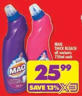 MAQ Thick Bleach