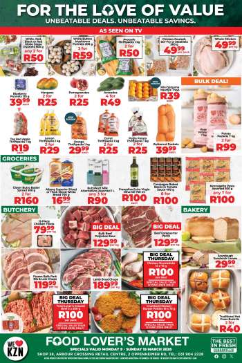 Food Lover's Market catalogue  - 09/03/2026 - 15/03/2026.