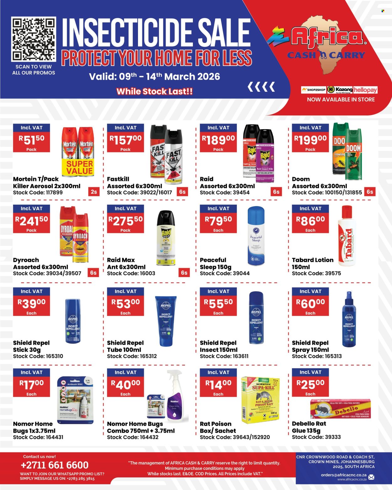 Africa Cash & Carry specials - 09/03/2026 - 14/03/2026. Page 1