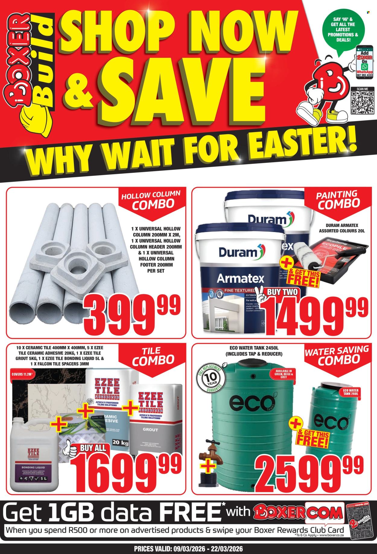 Boxer specials - 09/03/2026 - 22/03/2026. Page 1