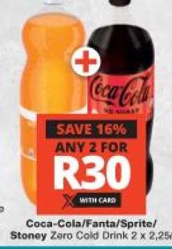 Coca-Cola/Fanta/Sprite/Stoney Zero Cold Drink